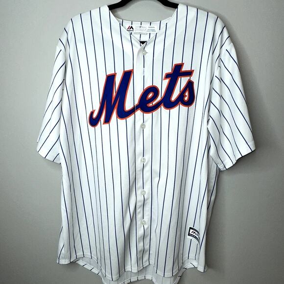 New York Met's Baseball White Jersey Size XL Noah Syndergaard #34 Majestic MLB - Picture 1 of 8
